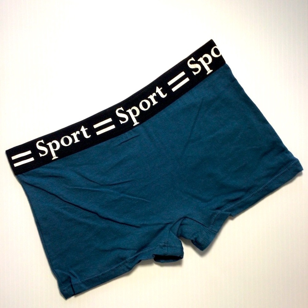 Vision Intimate Teal SPORT Boy Shorts Panties Underwear - Size Small - Picture 2 of 3